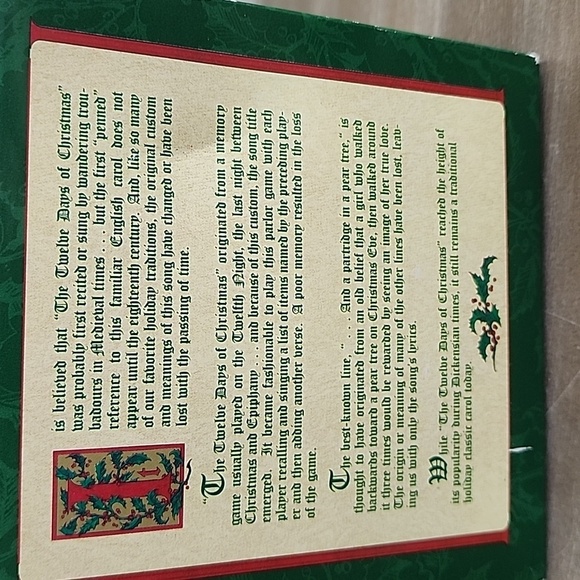 Department 56 III Three French Hens 12 Days of Christmas Dickens Village #58378 - Picture 9 of 10